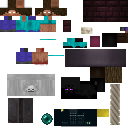 Herobrine armor texture sheet